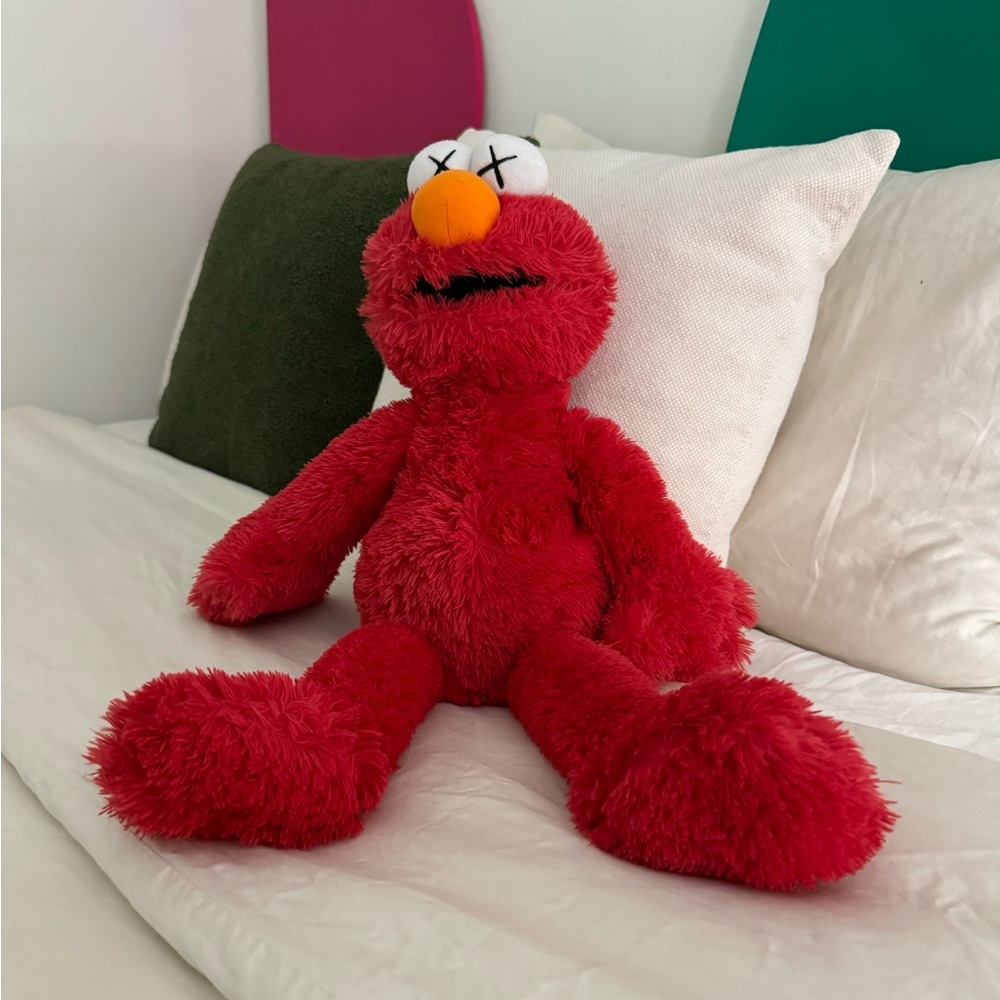KAWS x Sesame Street Uniqlo Elmo Plush Toy